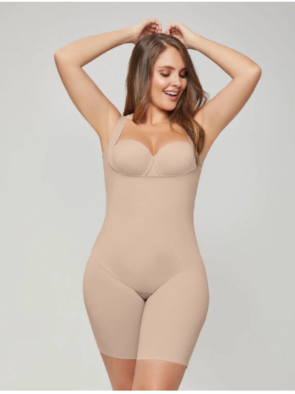 Leonisa Undetectable Step In Mid Thigh Body Shaper 018483 XL